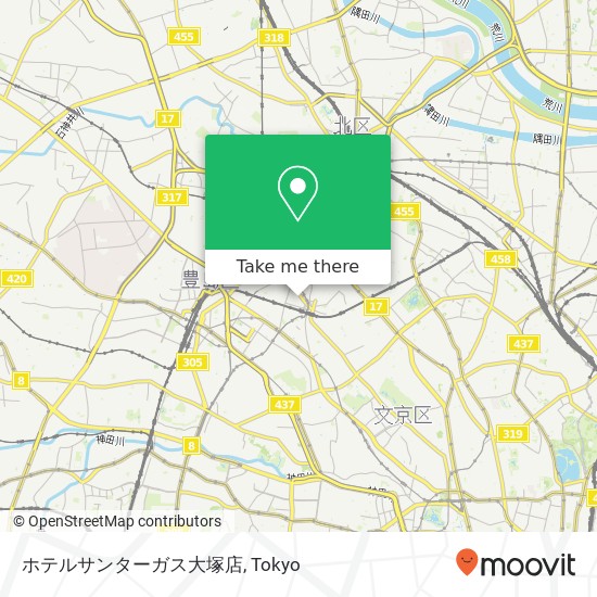 ホテルサンターガス大塚店 map