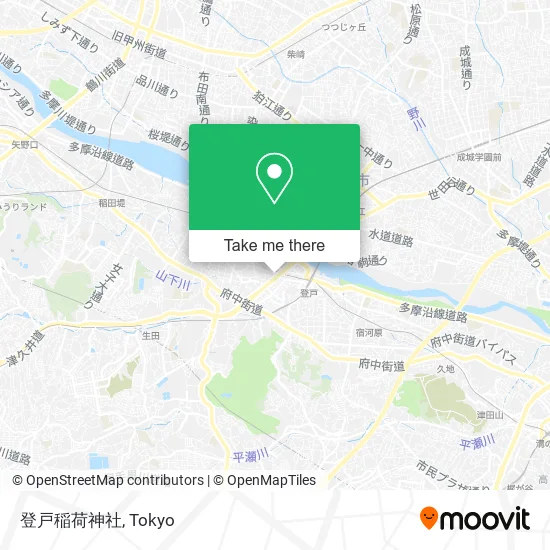 登戸稲荷神社 map