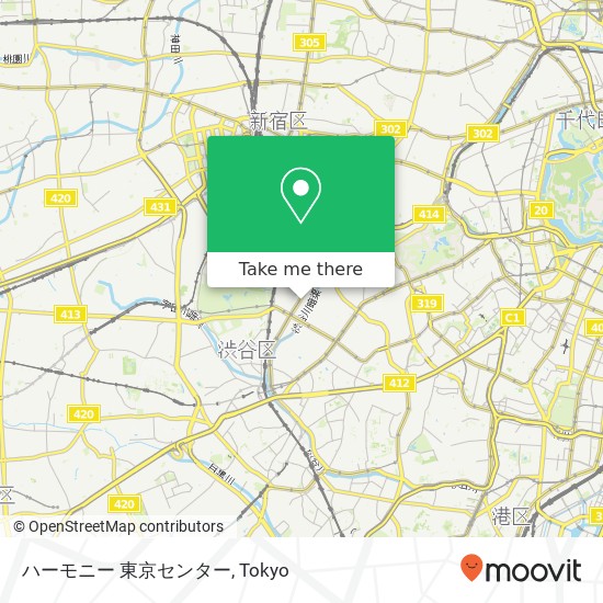 ハーモニー 東京センター map