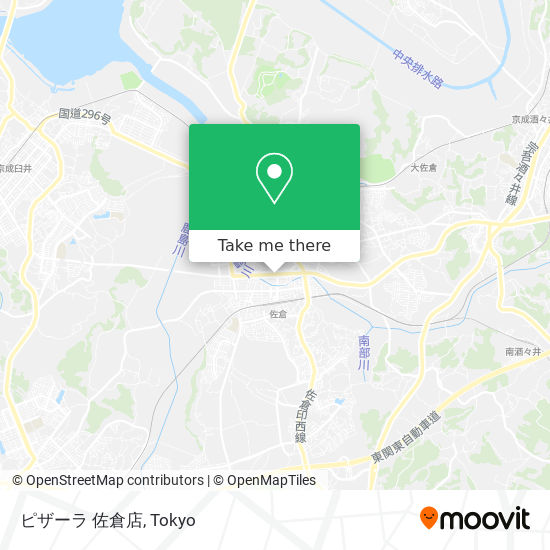 ピザーラ 佐倉店 map