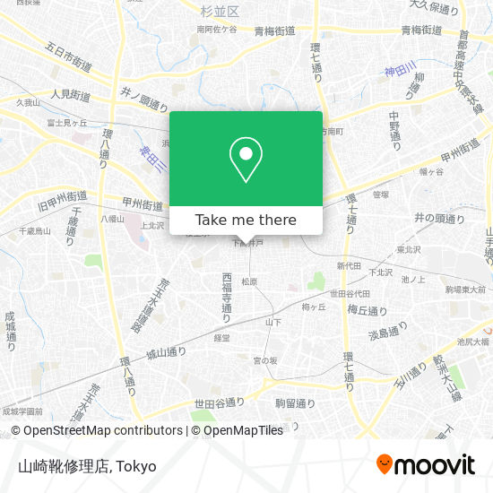 山崎靴修理店 map