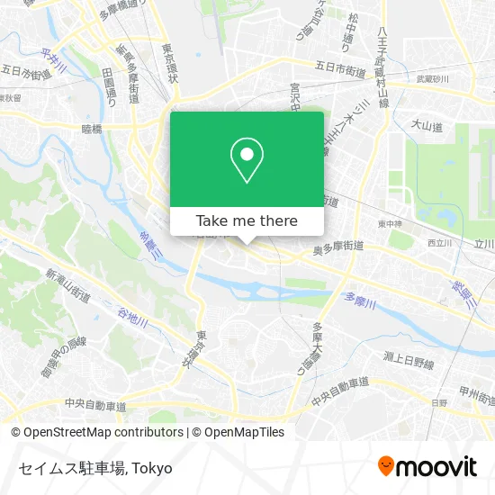 Seimus Parking Lot map