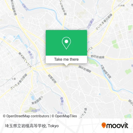 埼玉県立岩槻高等学校 map