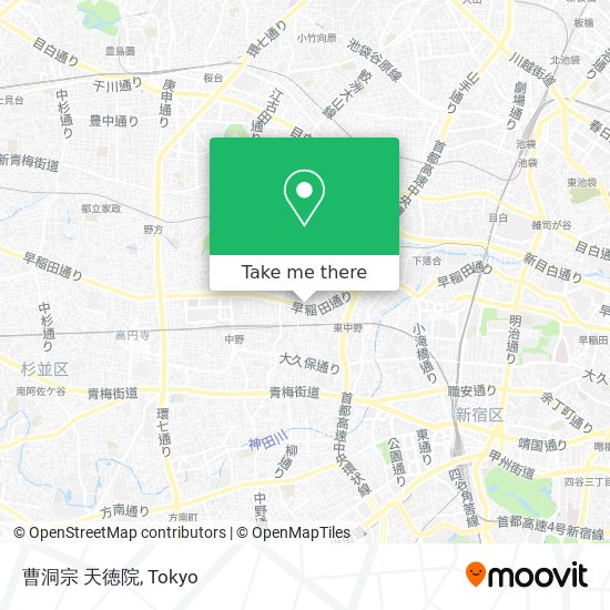 曹洞宗 天徳院 map
