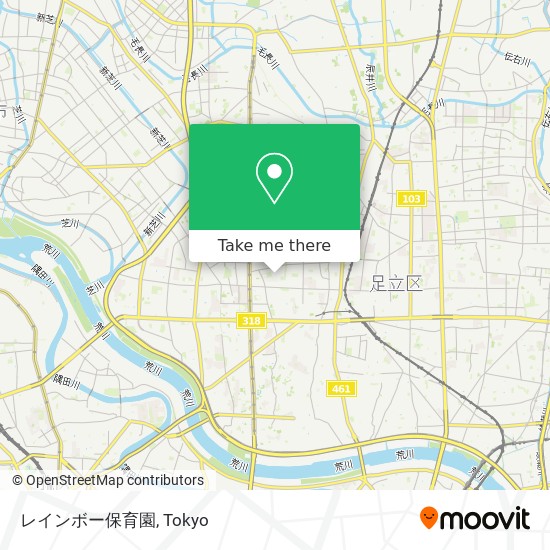 レインボー保育園 map