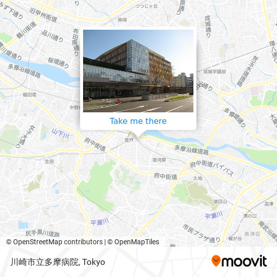 川崎市立多摩病院 map