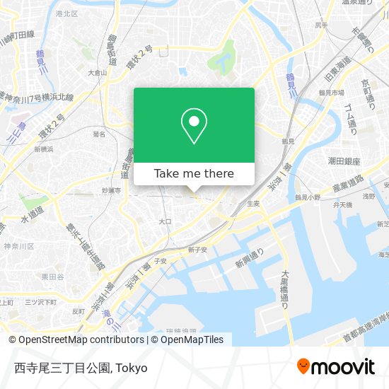 西寺尾三丁目公園 map