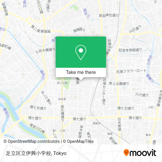 足立区立伊興小学校 map