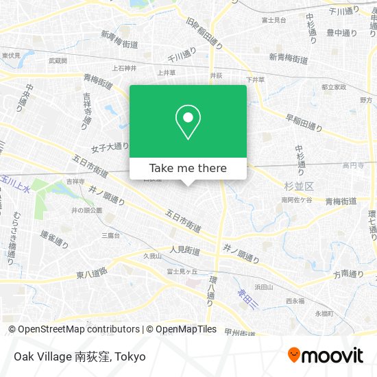 Oak Village 南荻窪 map