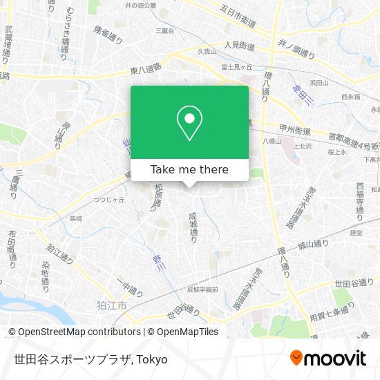 怎樣搭巴士或地鐵去世田谷区的世田谷スポーツプラザ Moovit