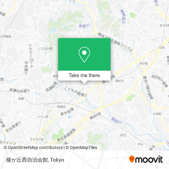 榎が丘西自治会館 map