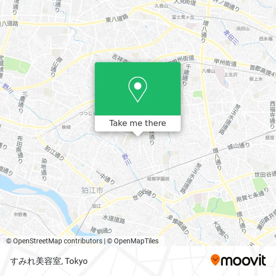 すみれ美容室 map