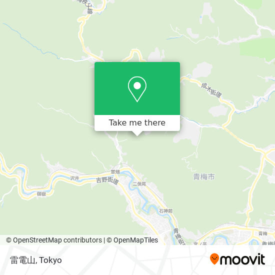 雷電山 map