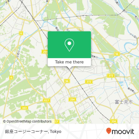銀座コージーコーナー map