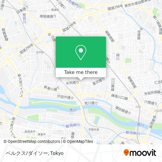 ベルクス/ダイソー map
