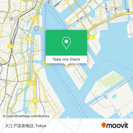 大江戸温泉物語 map