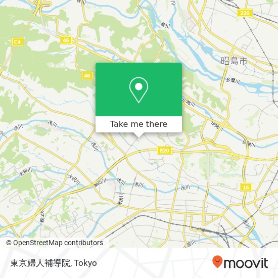 東京婦人補導院 map