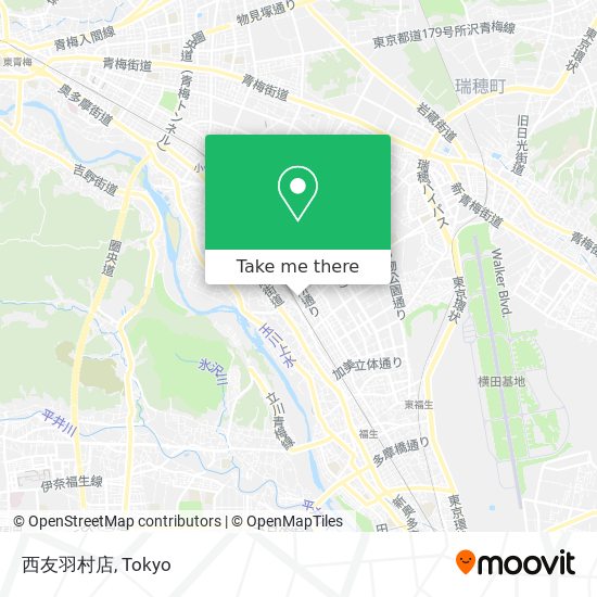 西友羽村店 map