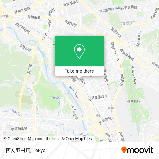 西友羽村店 map