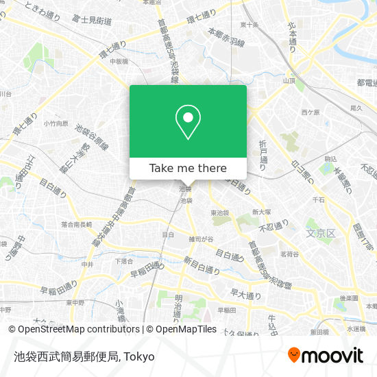 池袋西武簡易郵便局 map