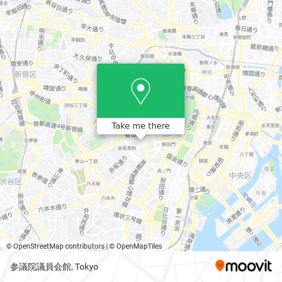 参議院議員会館 map
