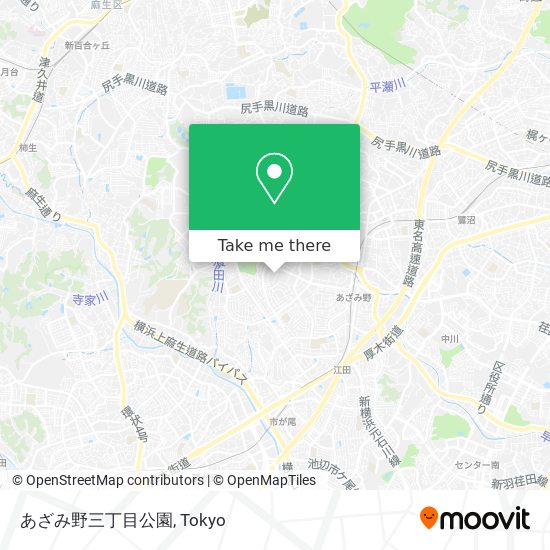 あざみ野三丁目公園 map