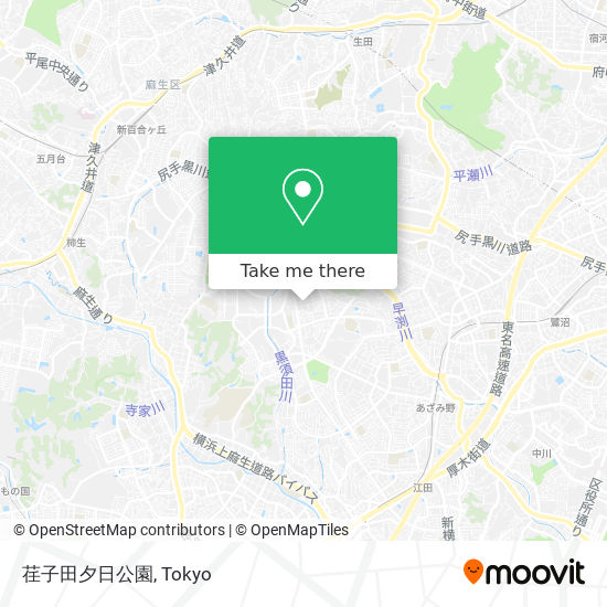 荏子田夕日公園 map