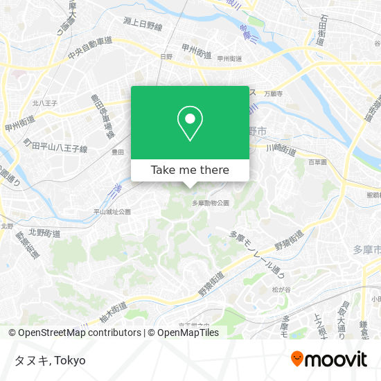 タヌキ map