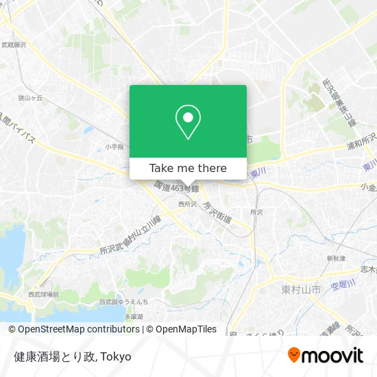 健康酒場とり政 map