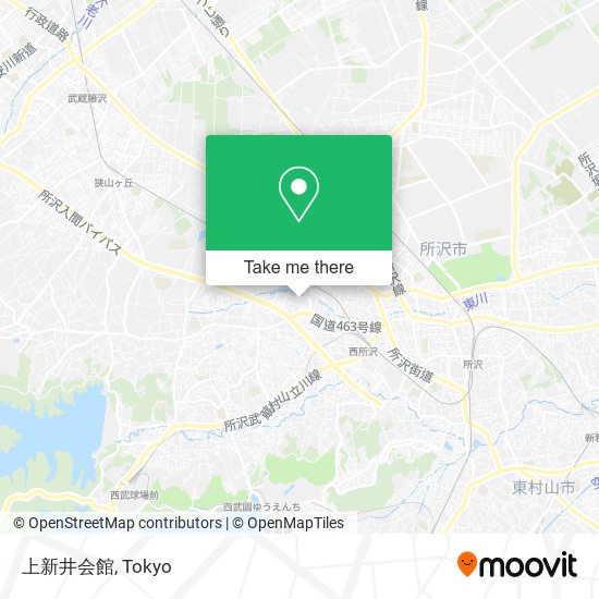 上新井会館 map