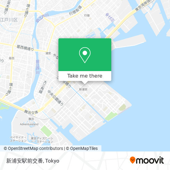 新浦安駅前交番 map