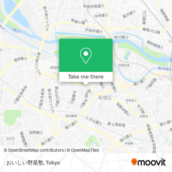 おいしい野菜塾 map