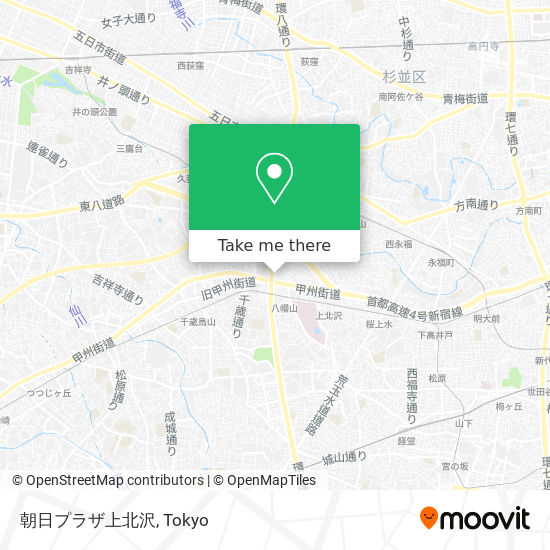朝日プラザ上北沢 map