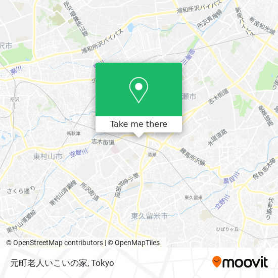 元町老人いこいの家 map