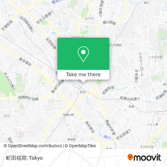 町田稲荷 map