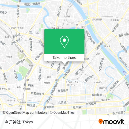 今戸神社 map