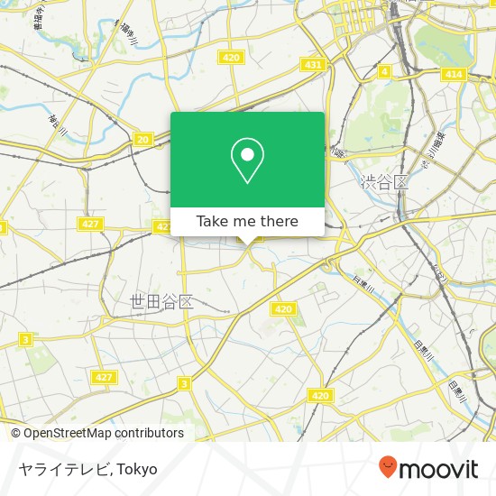 ヤライテレビ map