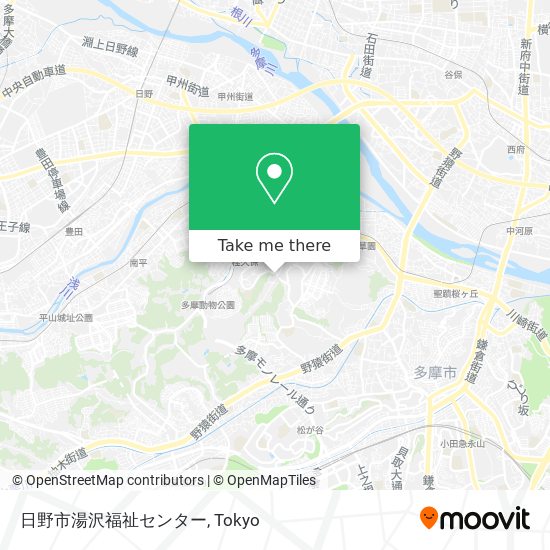 日野市湯沢福祉センター map