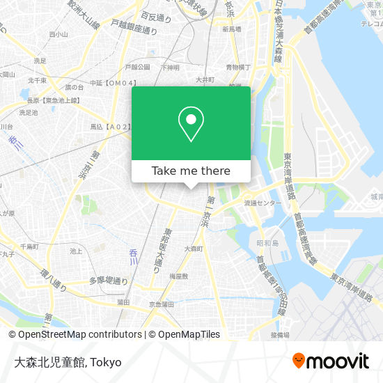 大森北児童館 map