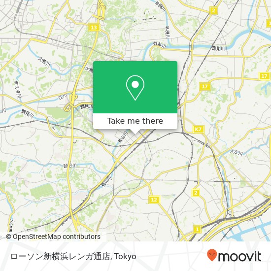 ローソン新横浜レンガ通店 map