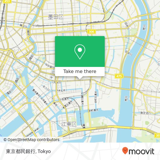 東京都民銀行 map