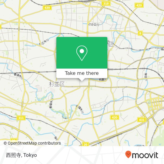 西照寺 map