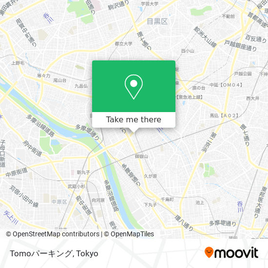 Tomoパーキング map