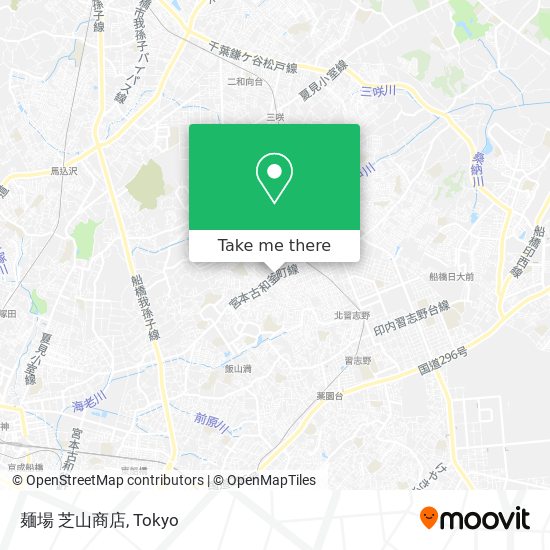 麺場 芝山商店 map