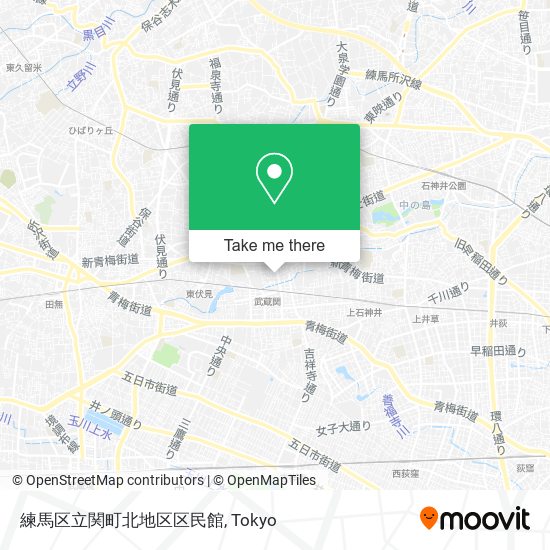 練馬区立関町北地区区民館 map