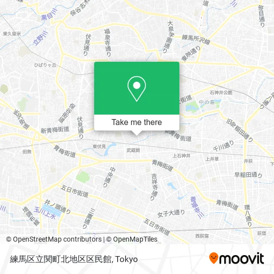練馬区立関町北地区区民館 map
