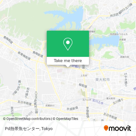 How To Get To Pd熱帯魚センター In 武蔵村山市 By Bus