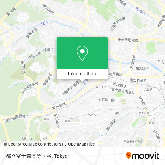 都立富士森高等学校 map