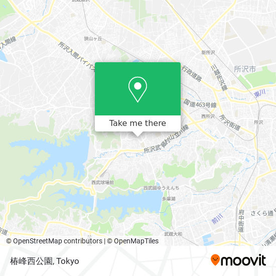 椿峰西公園 map