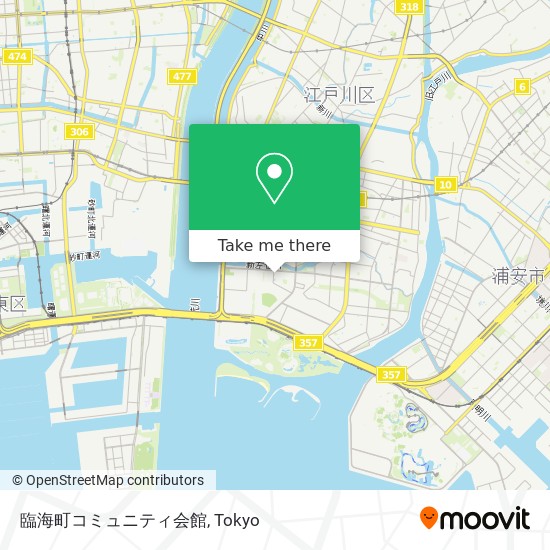 臨海町コミュニティ会館 map